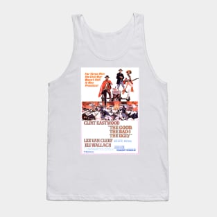 Classic Spaghetti Western Poster - Good, Bad, Ugly Tank Top